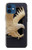 S1383 Paper Sculpture Eagle Case For iPhone 12 mini