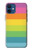 S2363 Rainbow Pattern Case For iPhone 12 mini