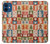 S2854 Cute Xmas Pattern Case For iPhone 12 mini