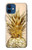 S3490 Gold Pineapple Case For iPhone 12 mini