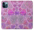 S3710 Pink Love Heart Case For iPhone 12 Pro Max