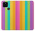 S3678 Colorful Rainbow Vertical Case For Google Pixel 5 S3678 Colorful Rainbow Vertical Case For Google Pixel 5