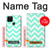 S1723 Mint Chevron Zigzag Case For Google Pixel 4a 5G