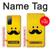 S1145 Yellow Mustache Sun Case For Samsung Galaxy S20 FE