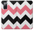 S1849 Pink Black Chevron Zigzag Case For Samsung Galaxy S20 FE