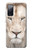 S2399 White Lion Face Case For Samsung Galaxy S20 FE