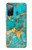 S2906 Aqua Turquoise Stone Case For Samsung Galaxy S20 FE