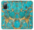 S2906 Aqua Turquoise Stone Case For Samsung Galaxy S20 FE