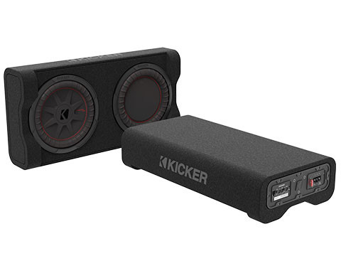 Kicker PTRTP102 Active Down-firing 10" subwoofer | Built-in amplifier
