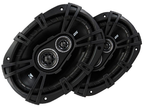 Kicker DSC693 | 6x9" 3-way coaxial speaker set