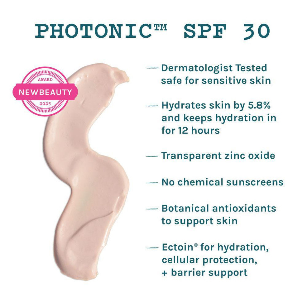 Expires 6/30/26 - Photonic - Light Shifting Solution SPF 30 Broad Spectrum Facial Sunscreen + Moisturizer (original glass bottle only)