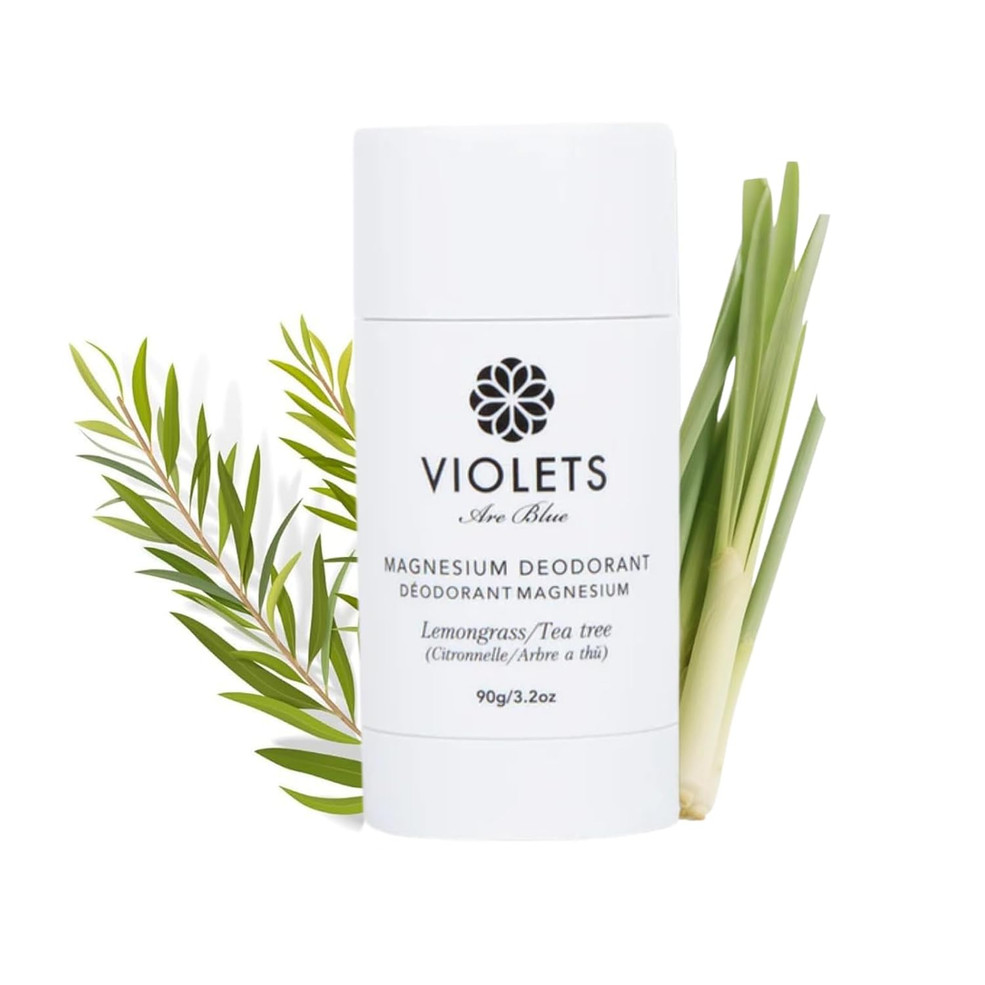 Violets Are Blue Lemongrass/Tea Tree Magnesium Deodorant Stick