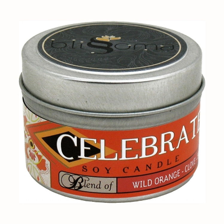 Celebrate Aromatherapy Soy Candle 4 oz tin