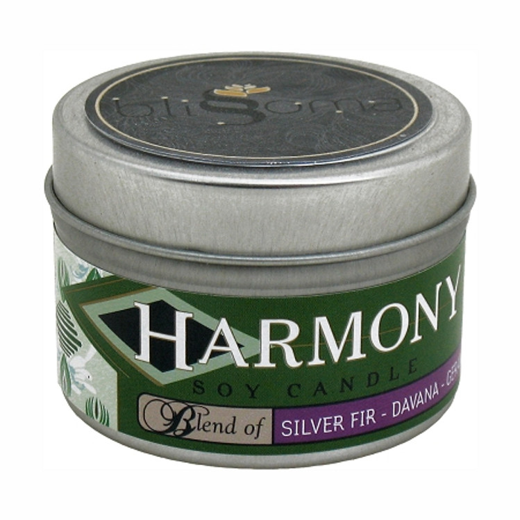 Harmony Aromatherapy Soy Candle 4 oz tin