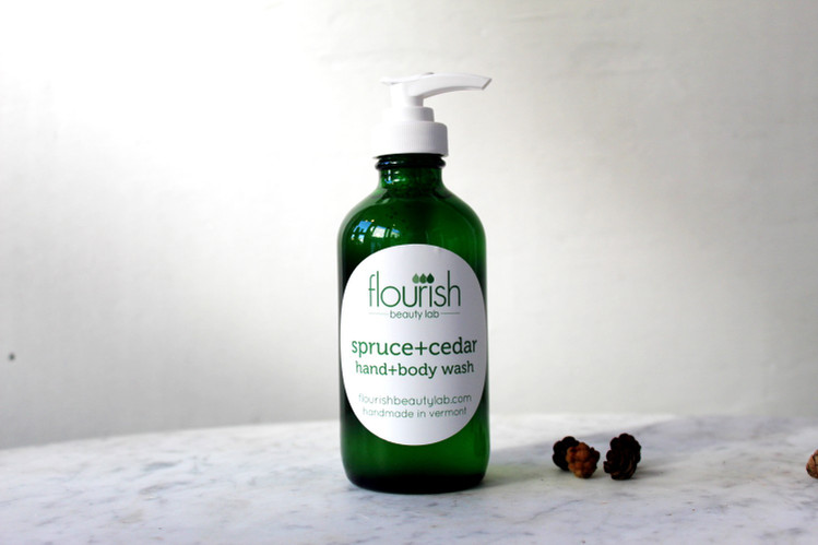 Flourish Spruce+Cedar Hand+Body Wash