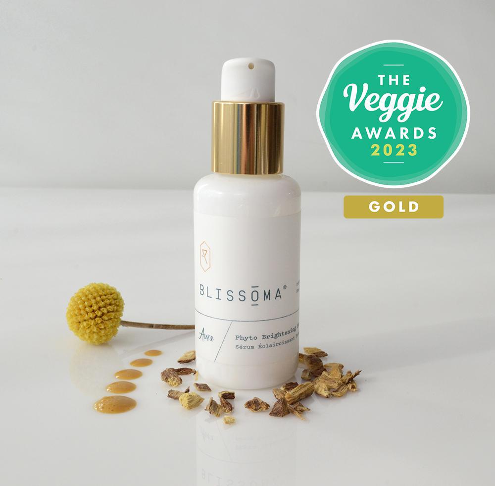 Aura Phyto Brightening Serum to even and firm skin with stabilized