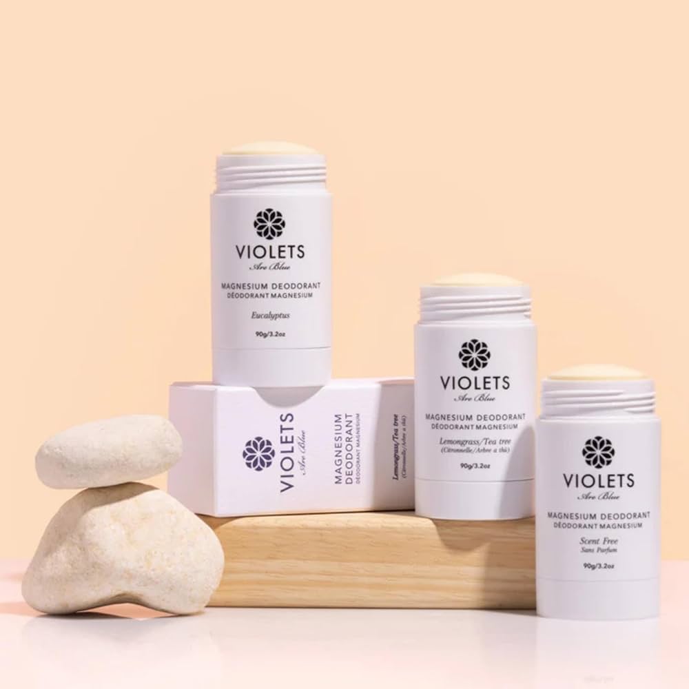 Violets Are Blue Magnesium Deodorants are Now Part of Blissoma Skincare!
