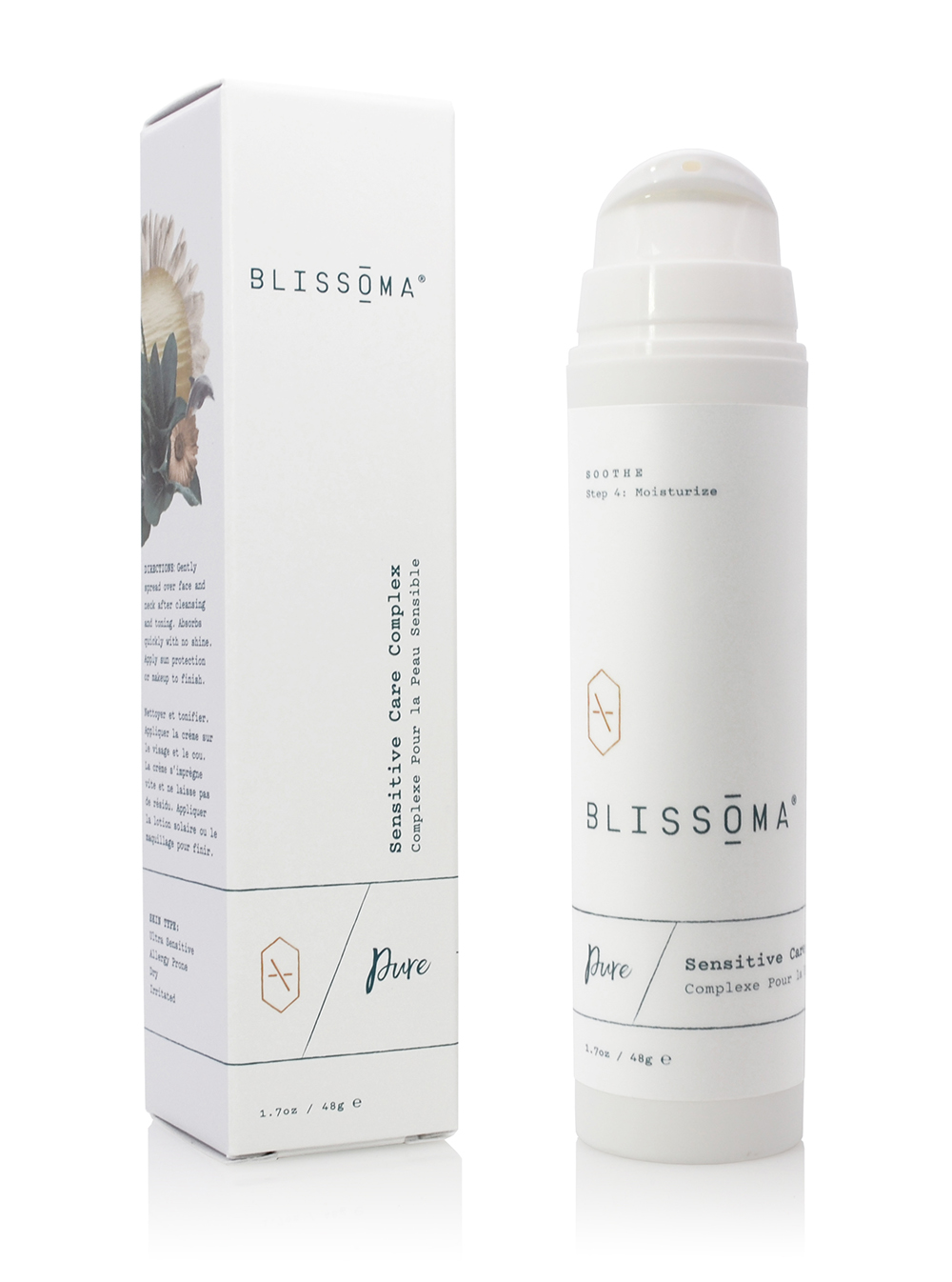 Sensitive skin moisturizer with marshmallow root