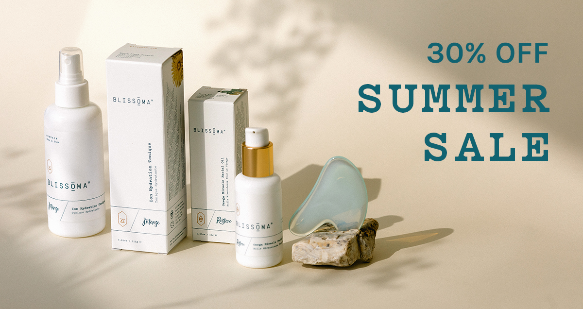 The Blissoma Summer Sale is coming with discounts on all your favorite holistic and natural skincare!