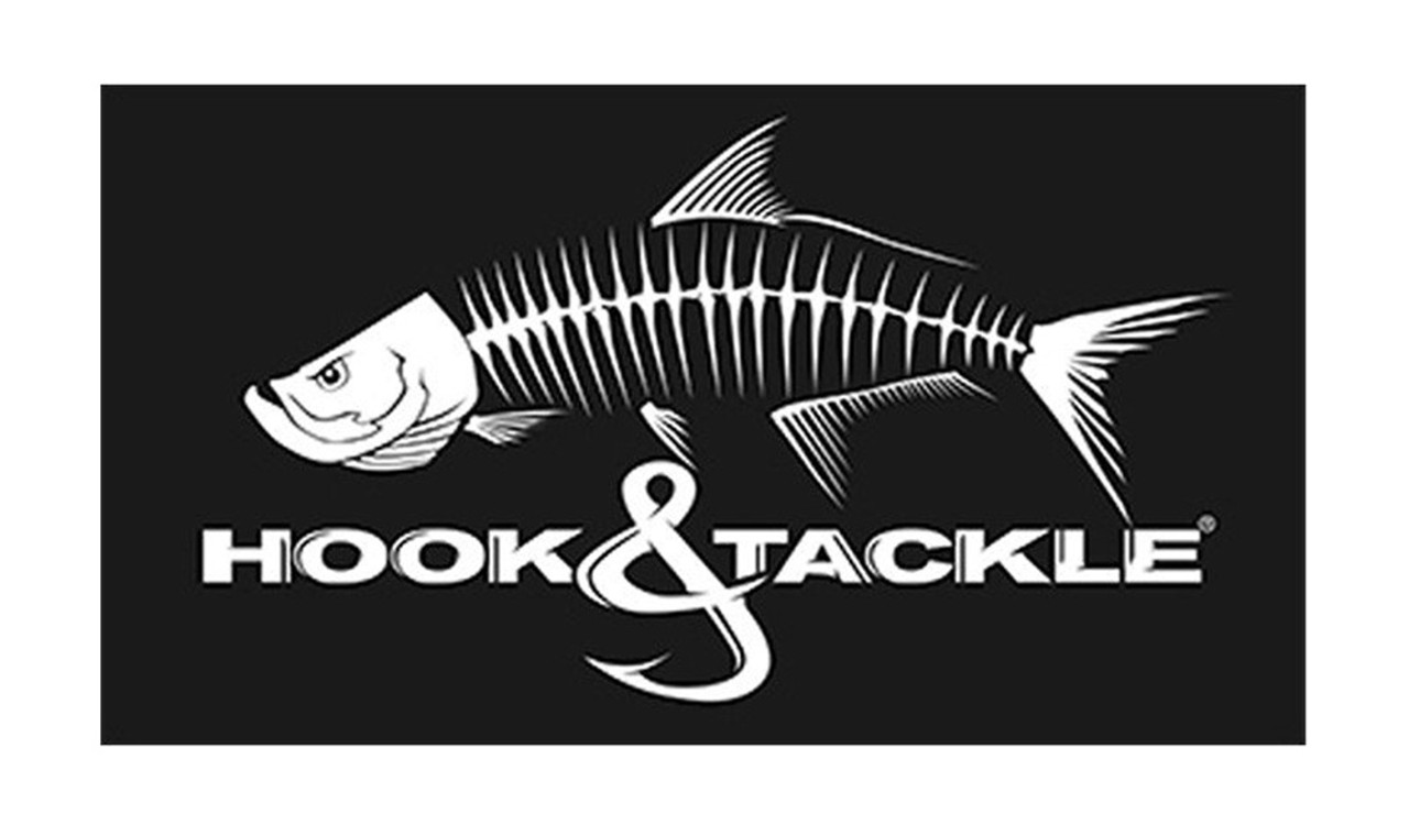 Hook & Tackle The Tarpon Fishing Decal White - Trenz Shirt Company