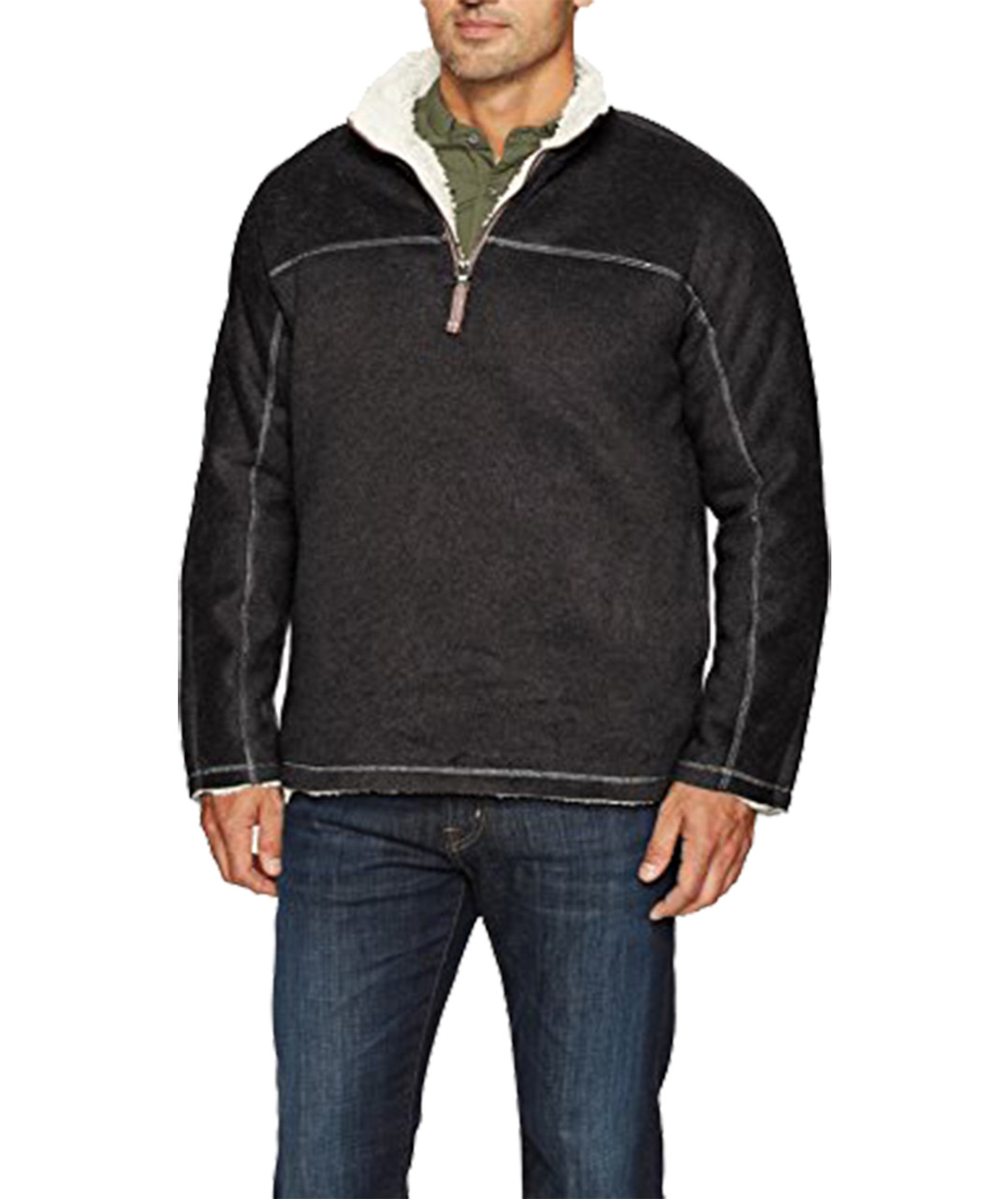 true grit sherpa pullover mens