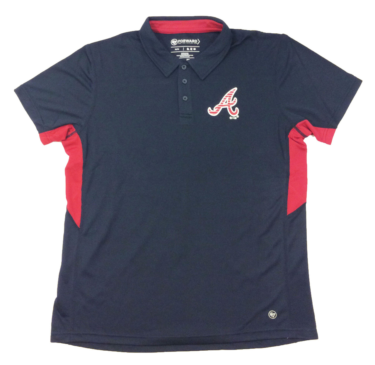 47 Brand MLB Atlanta Braves Forward Microlite Polo - Trenz Shirt