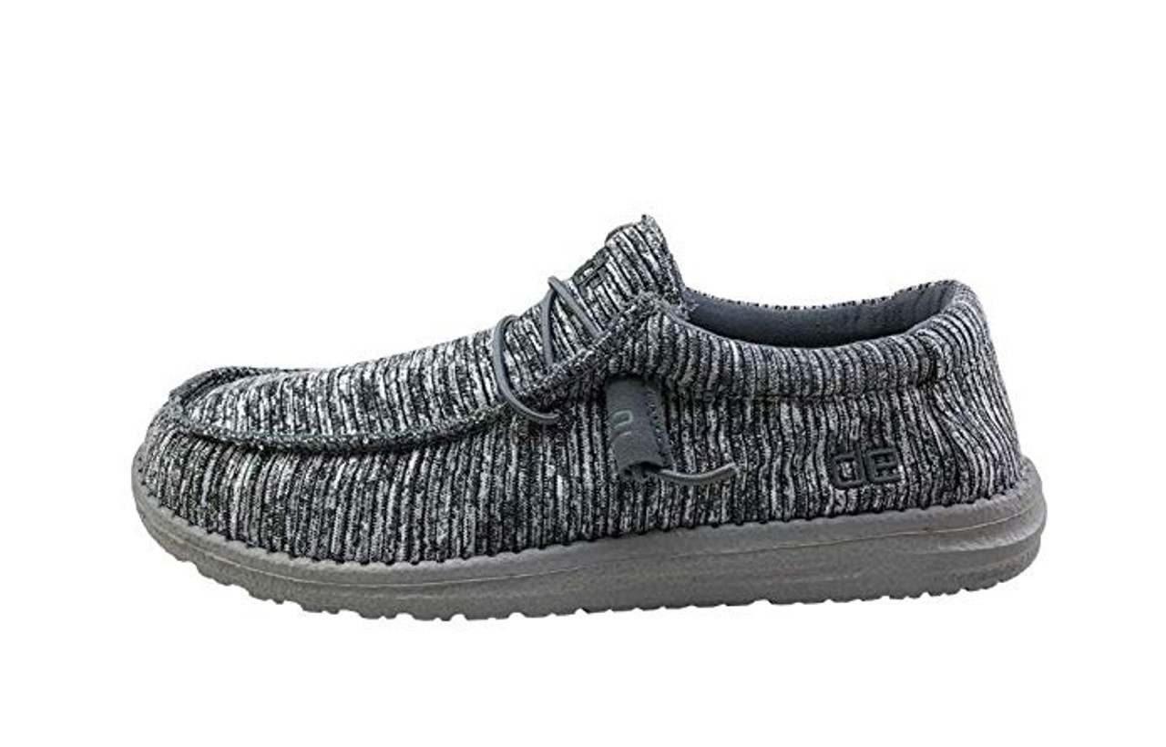 Wally L. Canvas Shoe, Stretch Grey 