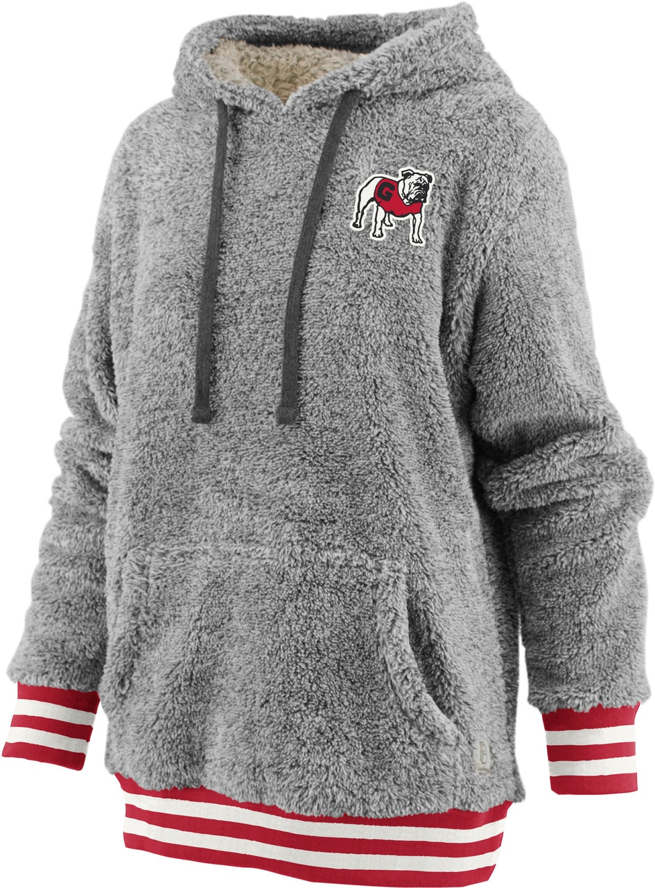 georgia bulldogs sherpa pullover