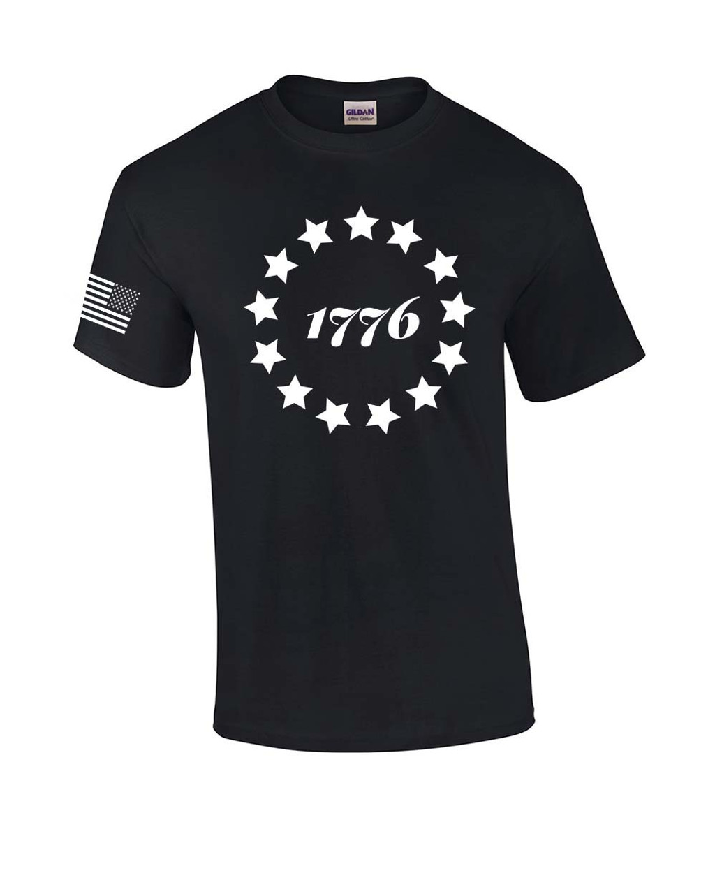 トップス KAPITAL BETSY ROSS FLAG HIPPIE L/S TEE 13 Stars Vintage Betsy Ross Revolution Shirt - Liberty Maniacs