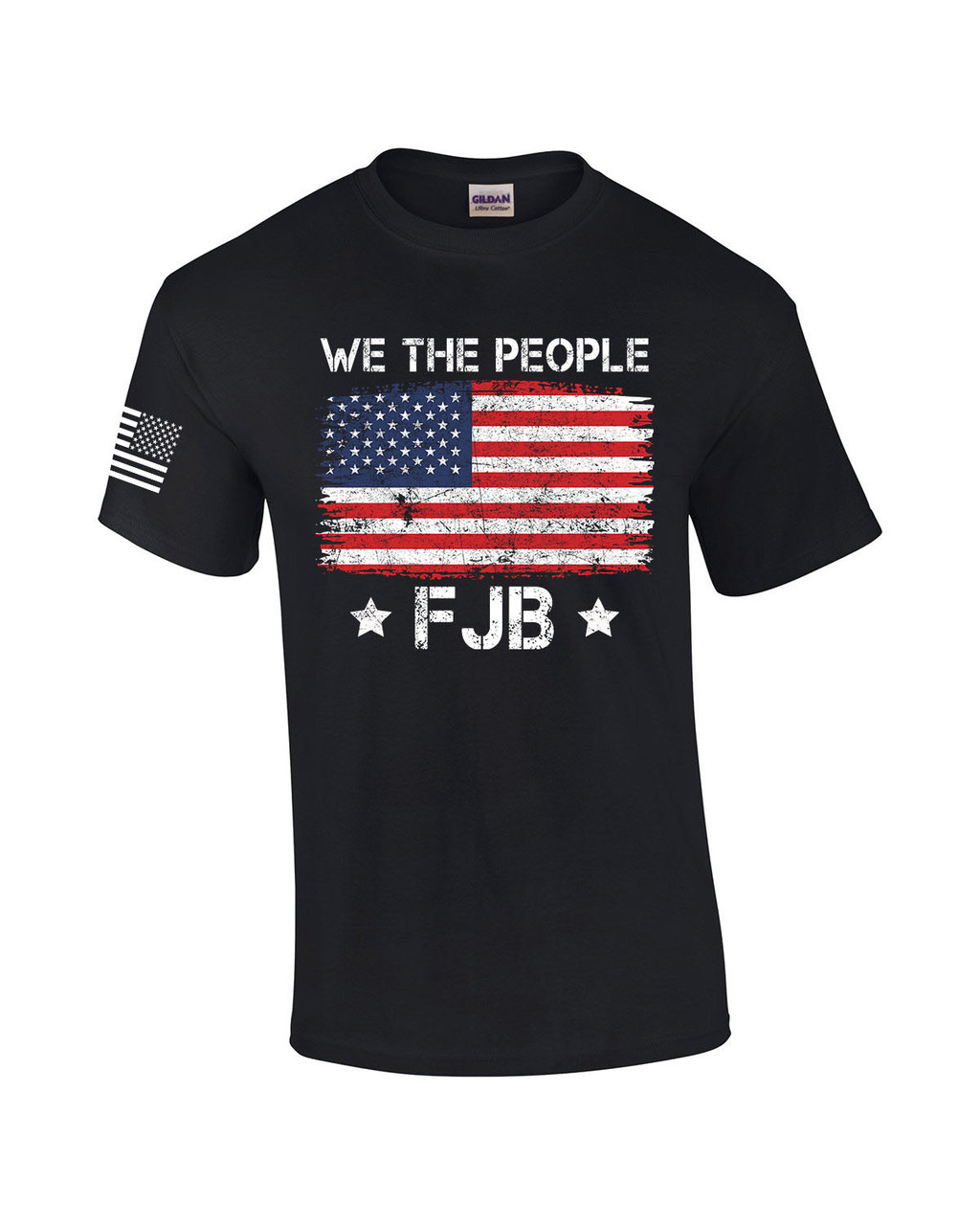 We The People FJB F Joe Biden Patriotic American Men's Short T- shirt Graphic Tee - Trenz Shirt Company