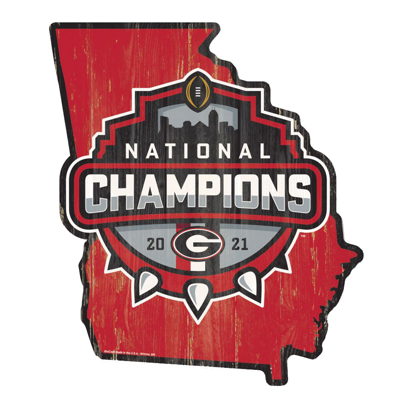 Wincraft NCAA University of Georgia 2021 CFP National Champions