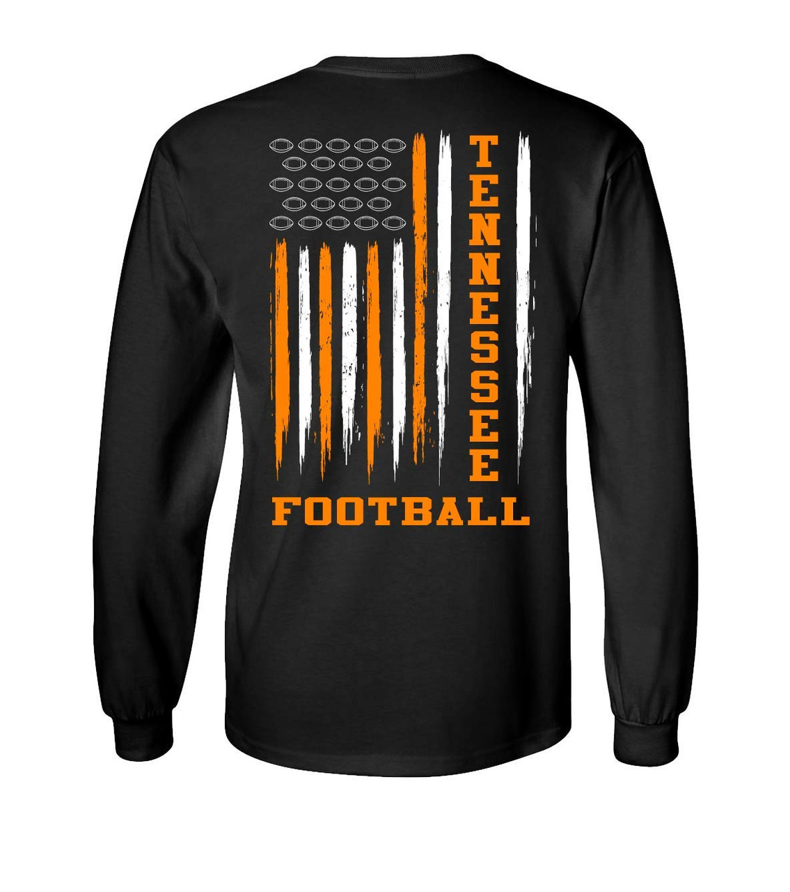 AFJB × CPG Official FOOTBALL TEE Size:L Boys Long Sleeve Football Graphic Tee - BLACK | The