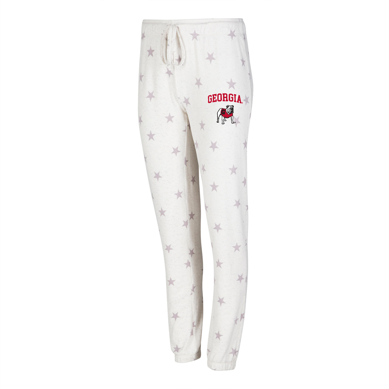 College Concepts Georgia Football UGA Agenda Womens Star Soft Hacci Knit Pajama Pants