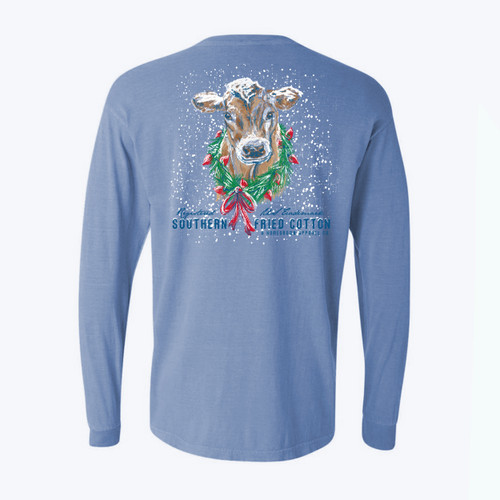 Southern Friend Cotton Homegrown Apparel Christmas Maybelle Long Sleeve T-shirt
