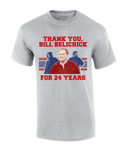 Mens New England Tshirt Thank You Belichick Short Sleeve T-shirt Mens New England Tshirt Thank You Belichick Short Sleeve T-shirt
