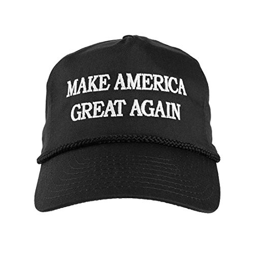 Donald Trump 2016 Make America Great Again Embroidered Rope Hat Black Donald Trump 2016 Make America Great Again Embroidered Rope Hat Black