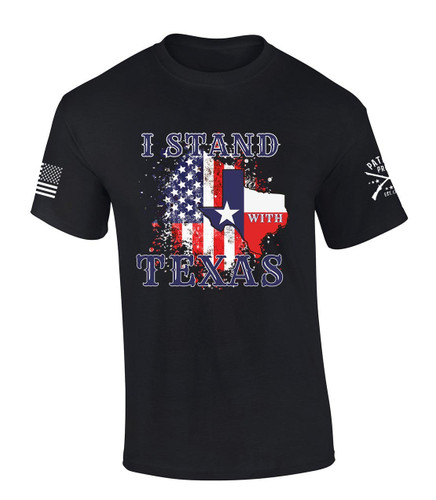 Mens Texas Tshirt I Stand With Texas Short Sleeve T-shirt Mens Texas Tshirt I Stand With Texas Short Sleeve T-shirt