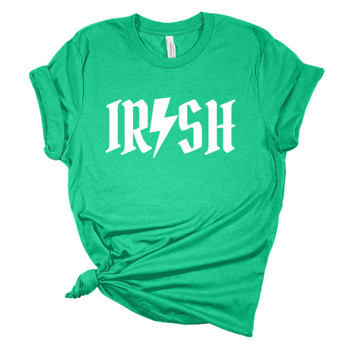 Womens St. Patrick's Day Tshirt Irish Band Logo Parody Short Sleeve T-shirt Womens St. Patrick's Day Tshirt Irish Band Logo Parody Short Sleeve T-shirt
