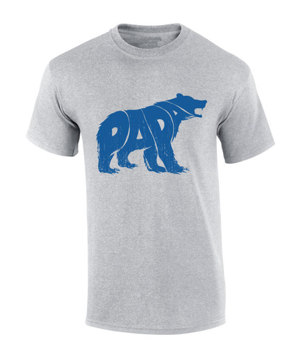 Mens Fathers Day Tshirt Papa Bear Funny Short Sleeve T-shirt Mens Fathers Day Tshirt Papa Bear Funny Short Sleeve T-shirt