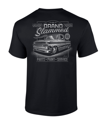 Trenz Shirt Company '66 Grand Slammed Parts, Paints, Service Short Sleeve Mens Graphic T-Shirt