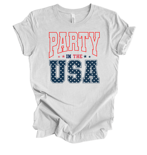 Trenz Shirt Company Women's Funny Cute Party In The USA Short Sleeve T-Shirt Trenz Shirt Company Women's Funny Cute Party In The USA Short Sleeve T-Shirt