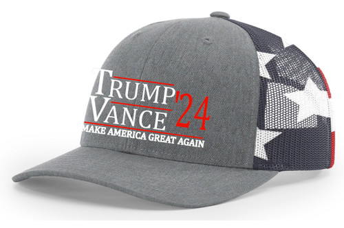 Trenz Shirt Company Trump Vance 2024 Make America Great Again Mesh Back Trucker Hat Trenz Shirt Company Trump Vance 2024 Make America Great Again Mesh Back Trucker Hat