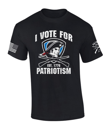 Patriot Pride Mens Patriotic T-shirt Second Amendment 1776