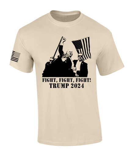 Trenz Shirt Company Fight Fight Fight Trump Shot 2024 Short Sleeve T-shirt Trenz Shirt Company Fight Fight Fight Trump Shot 2024 Short Sleeve T-shirt