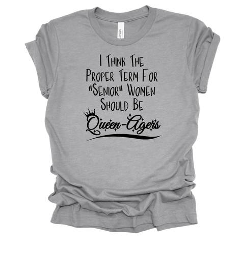 Trenz Shirt Company Womens Funny Cute Queenagers Short Sleeve T-Shirt Trenz Shirt Company Womens Funny Cute Queenagers Short Sleeve T-Shirt