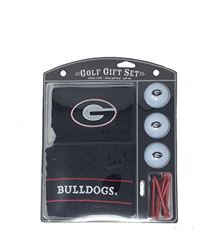 Team Golf Collegiate Georgia Bulldogs Embroidered Towel Gift Set Team Golf Collegiate Georgia Bulldogs Embroidered Towel Gift Set
