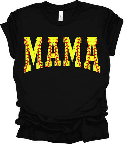 Trenz Shirt Company Softball Mama Womens Short Sleeve T-shirt Trenz Shirt Company Softball Mama Womens Short Sleeve T-shirt