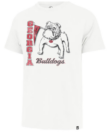 47 Brand Georgia Bulldogs Vintage Sandstone Phase Out Franklin Tee