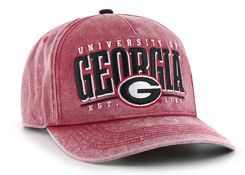 47 Brand Georgia Bulldogs Razor Red Fontana Hitch Buckle Back Twill Hat