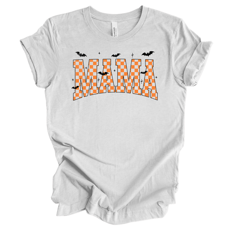 Trenz Shirt Company Halloween Checkered Mama Short Sleeve T-shirt Trenz Shirt Company Halloween Checkered Mama Short Sleeve T-shirt
